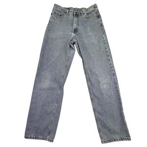 Full‎ Blue Jeans Men's Size 32x32 Light Wash Straight Leg Denim